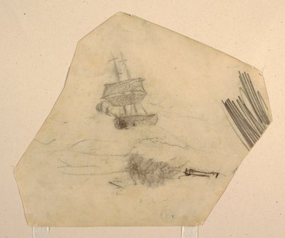 Square Rigger in a Stormy Sea by Winslow Homer